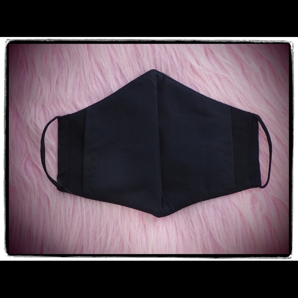 Hand Embroidered Face Mask Mask with Filter Pocket - Picture 3 of 8